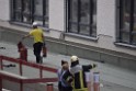 Fassadenfeuer Baustelle Koeln Kalk Dillenburgerstr P26